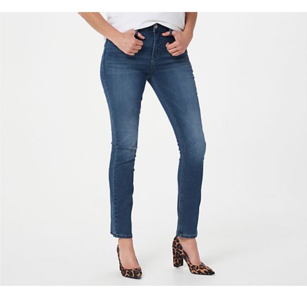 Laurie Felt Los Angeles Silky Denim Ankle Jeans Sz L NWT